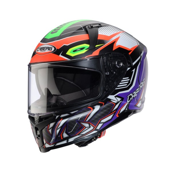 Caberg Caberg Avalon X Gurkha Matt Blk/Orange Fluo/Green Fluo/Purple Helmet